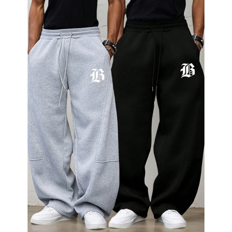 🔥👖 Men's Straight-Leg Sweatpants – Casual Comfort, Everyday Style