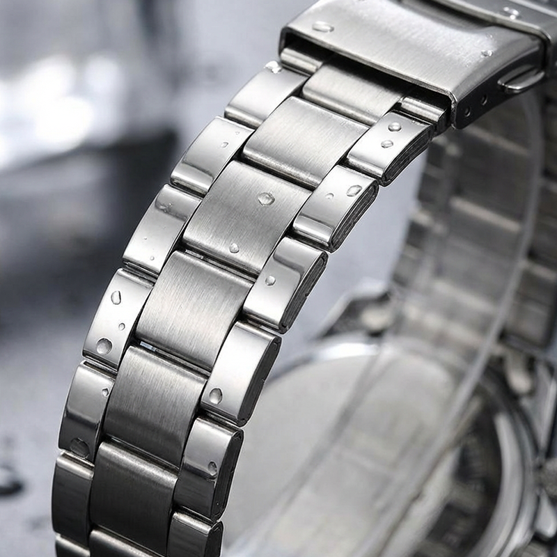 🔥 50% OFF – Men's Steel Chronograph Watch ⏱️