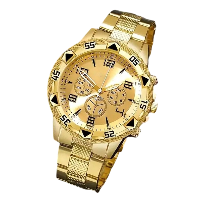 🔥 50% OFF – Men's Steel Chronograph Watch ⏱️