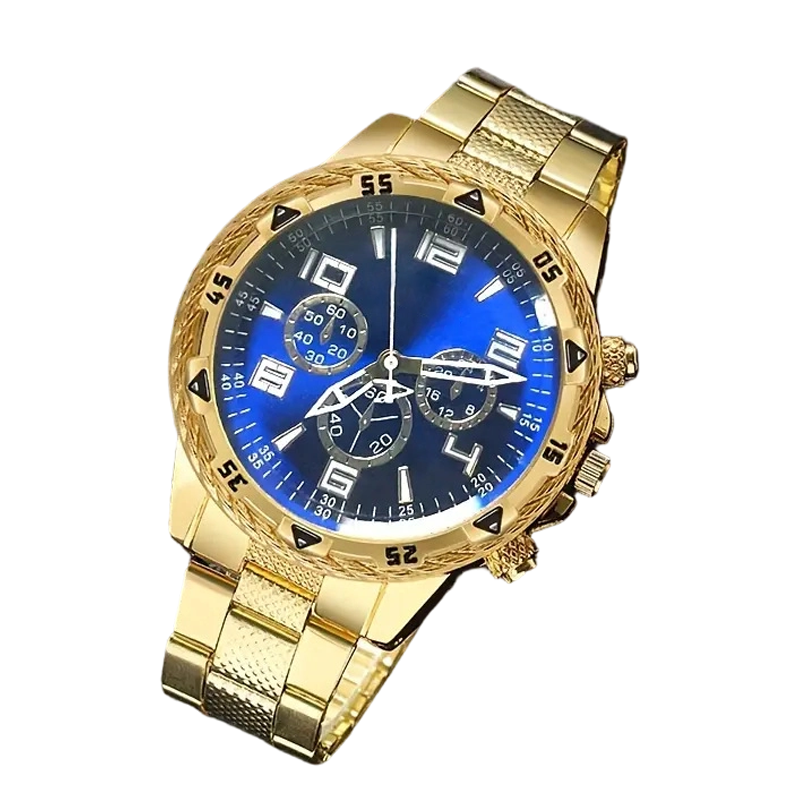 🔥 50% OFF – Men's Steel Chronograph Watch ⏱️