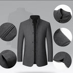 🔥 $50 Off! The Men's Classic Stand Collar Jacket That Upgrades Your Look Without Breaking the Bank