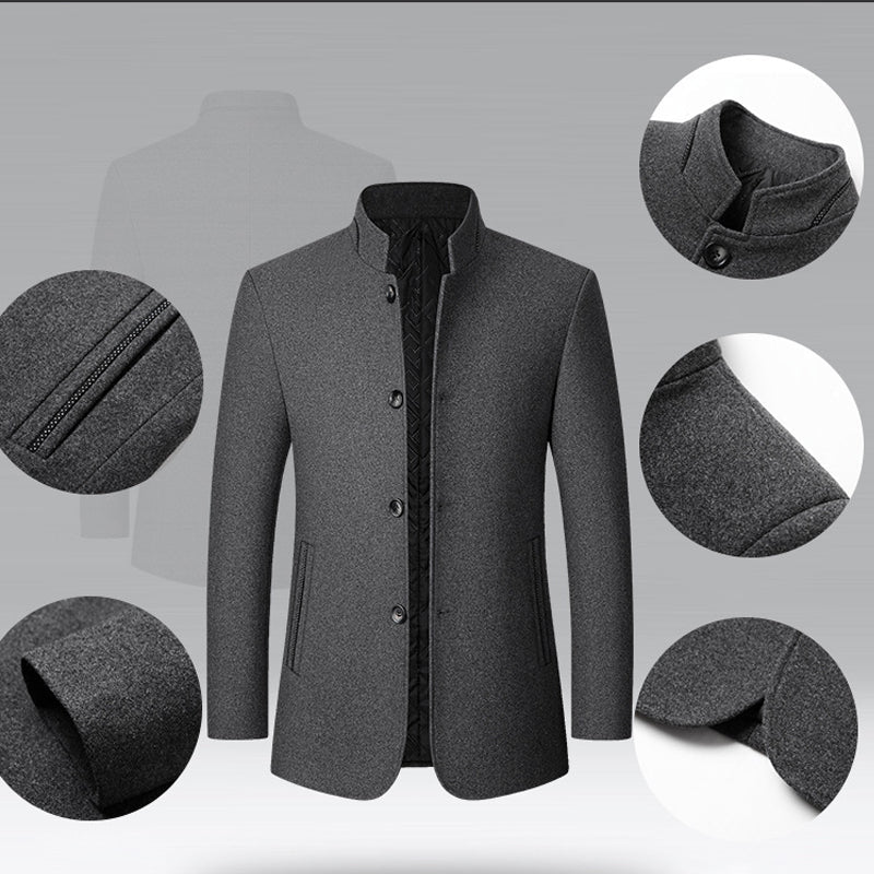 🔥 $50 Off! The Men's Classic Stand Collar Jacket That Upgrades Your Look Without Breaking the Bank