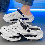 👟 Men‘s Breathable Non-Slip Clogs – 📏 Instant Height Gain + ☁️ All-Day Cushioning