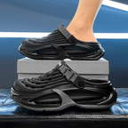 👟 Men‘s Breathable Non-Slip Clogs – 📏 Instant Height Gain + ☁️ All-Day Cushioning