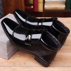 👞 Men's Elegant Shiny PU Leather Shoes – ✨ 50% OFF + 🔥 Hot Selling Now