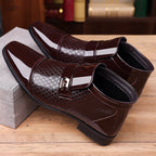👞 Men's Elegant Shiny PU Leather Shoes – ✨ 50% OFF + 🔥 Hot Selling Now