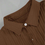 🌴 Men's Casual Short Sleeve Shirt & Pants Set – Coordinated Style 🍹