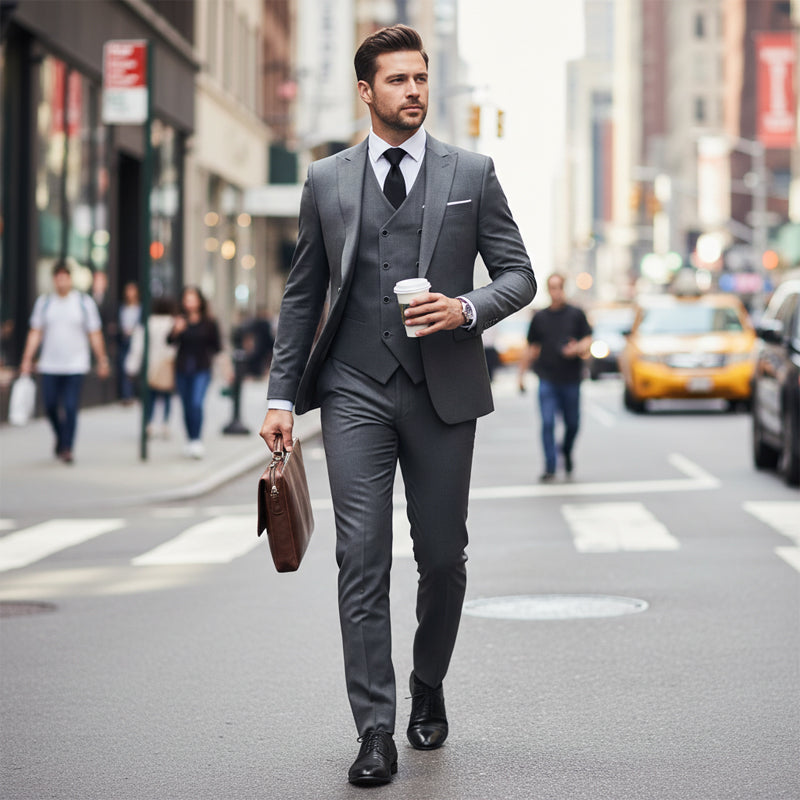 👔 Men's Slim-Fit 3-Piece Suit Set ✨🔥