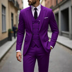 👔 Men's Slim-Fit 3-Piece Suit Set ✨🔥