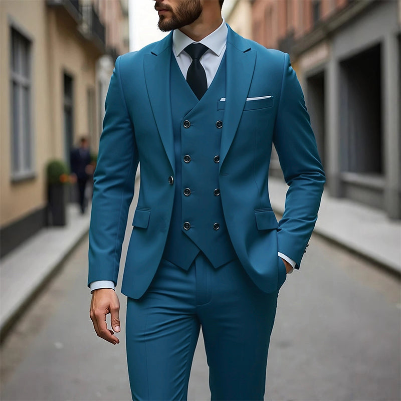 👔 Men's Slim-Fit 3-Piece Suit Set ✨🔥