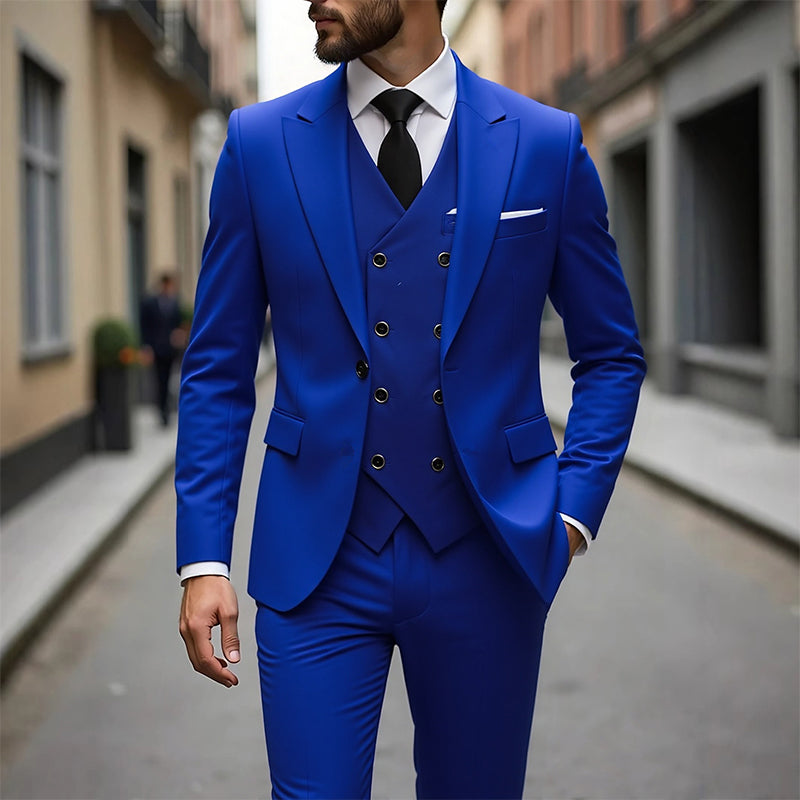 👔 Men's Slim-Fit 3-Piece Suit Set ✨🔥