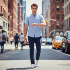 👕Men's Summer Cotton Short-Sleeve Plaid Shirt 🔥 Get 2, ship for FREE!