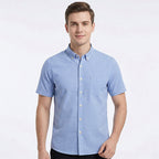 👕Men's Summer Cotton Short-Sleeve Plaid Shirt 🔥 Get 2, ship for FREE!