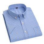 👕Men's Summer Cotton Short-Sleeve Plaid Shirt 🔥 Get 2, ship for FREE!