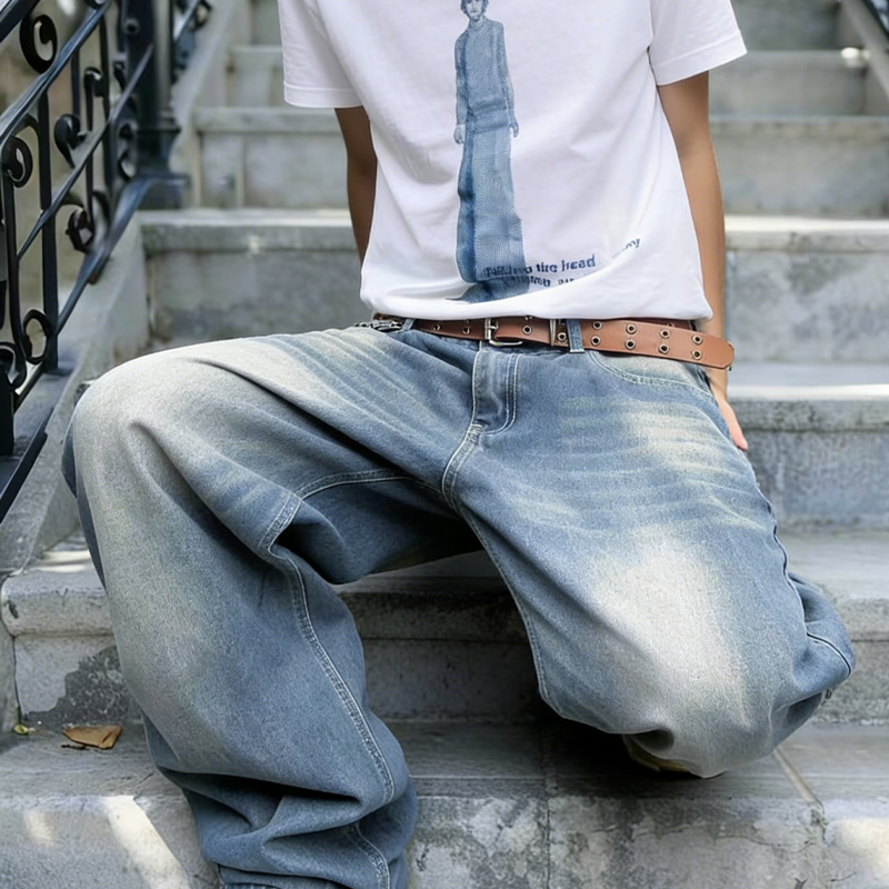 🔥 90s vibe, modern swag – 50% OFF! These baggy jeans are EVERYTHING 🕶️✨