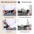 🐮Men's Retro Bull Head Embossed Leather Belt