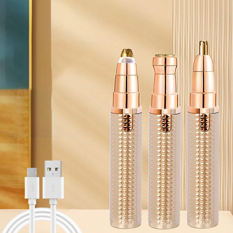 2026 Sale — Over 38,000 Sold! Portable Electric Eyebrow Trimmer – Interchangeable Heads