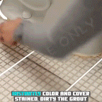 Tile Grout Repair Coloured Pencil