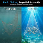 📢📢49% OFF !! ⏰ Easy-Throw Cast Net – Heavy-Duty Mesh, Rapid Sinking, Versatile 🌊