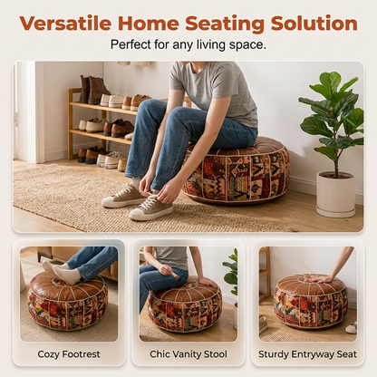 💥Multifunctional Storage Ottoman Pouf