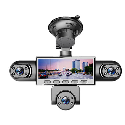 🥳2026 HOT SALE🥳💞50K+ SOLD!🚗📹 50% OFF! 5‑Lens Panoramic Dash Cam – Front, sides, rear & interior – zero blind spots. 1080P night vision & motion detection – protect your car from every angle! 🛡️✨
