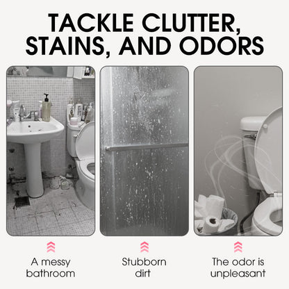 🌸No-Scrub Bathroom Foam Cleaner | Limescale & Soap Scum Remover, Gentle on Hands💧