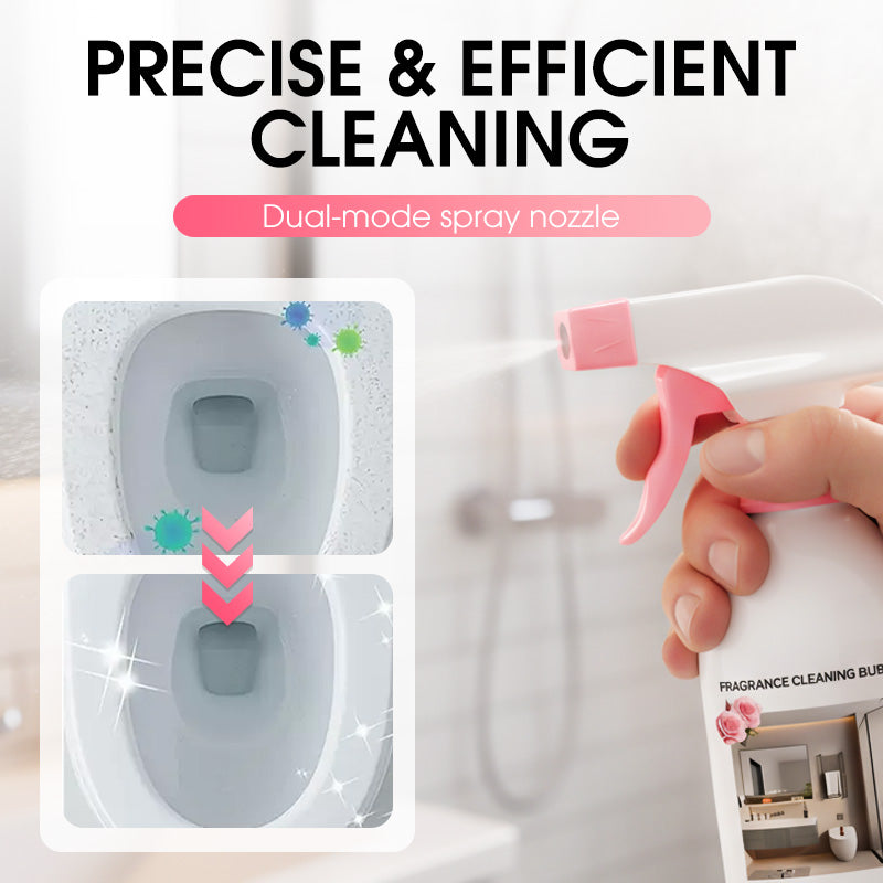 🌸No-Scrub Bathroom Foam Cleaner | Limescale & Soap Scum Remover, Gentle on Hands💧