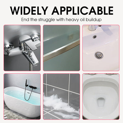 🌸No-Scrub Bathroom Foam Cleaner | Limescale & Soap Scum Remover, Gentle on Hands💧