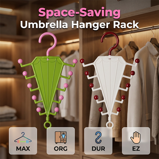 Multi-Functional V-Shaped Double Sided Hanger Storage Rack