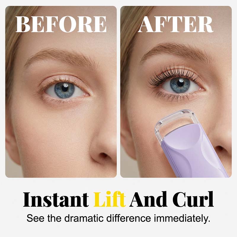 Rechargeable Heated Eyelash Curler