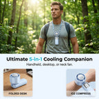 Semiconductor Cooling Handheld Fan