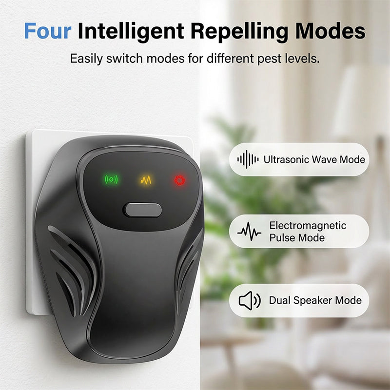 Ultrasonic Pest Repeller with 4 Modes