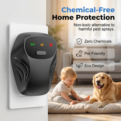 Ultrasonic Pest Repeller with 4 Modes