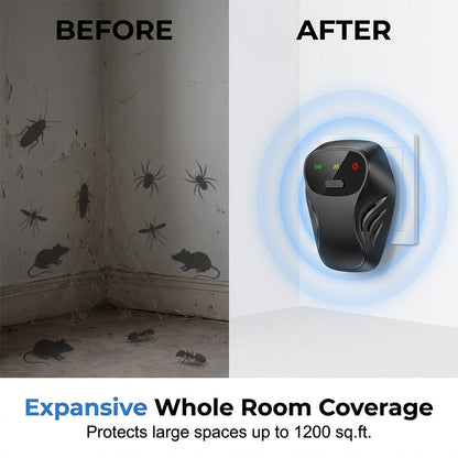 Ultrasonic Pest Repeller with 4 Modes