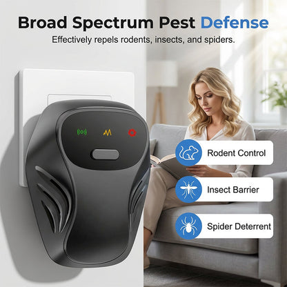Ultrasonic Pest Repeller with 4 Modes