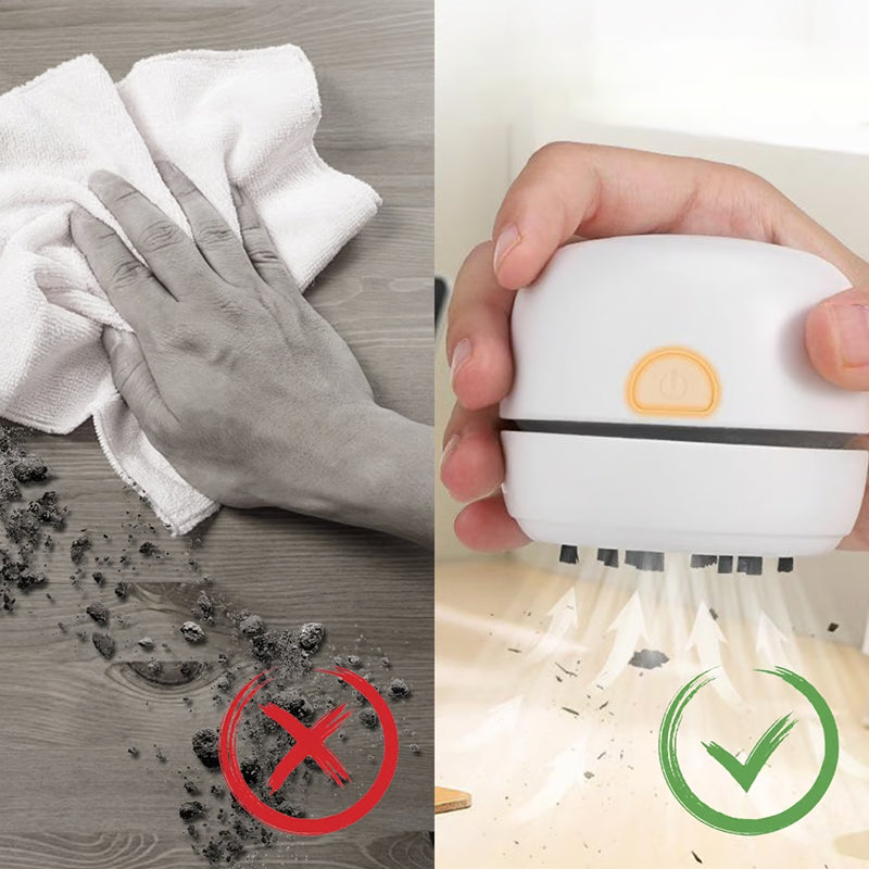 🔥Portable Mini Desk Vacuum Cleaner