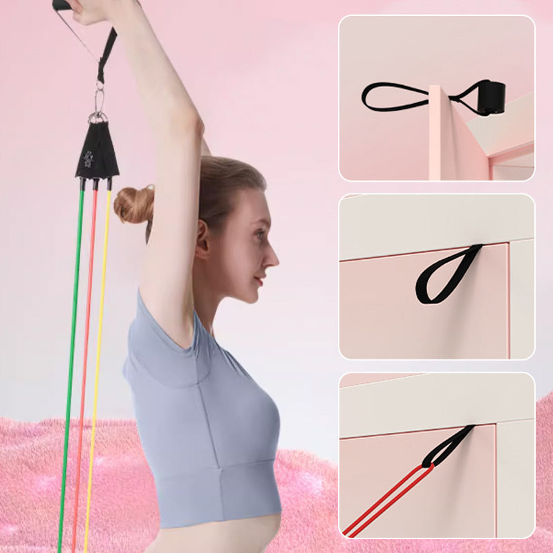 🎉 2026 Sale — Over 44,000 Sold! 💞 Adjustable Resistance Band Set – Build Your Dream Body Anywhere 🌸