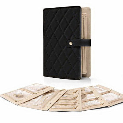 🥳 A Goddess’s Portable Treasure Trove 🥳💞 Huge Hit! ⛽💨 Exquisite, lightweight, and luxurious diamond-patterned jewelry organizer! With separate compartments to keep your jewelry tangle-free, this little jewelry vault protects your pieces from dust 🛍️