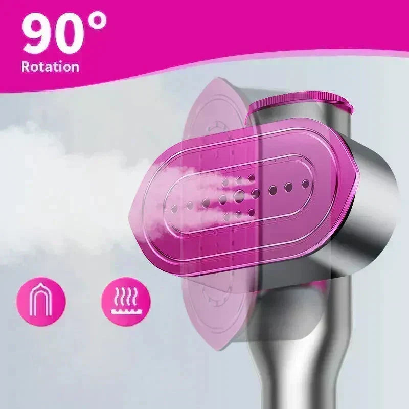 ⏰ Hurry — Limited Time⚡Steam Iron & Steamer 2-in-1 – Kills 99.99% mites & bacteria. 5s preheat, 150ml tank. Ceramic plate, even heat. Safe for silk to cotton. Your fabric care essential. 🛡️🌿