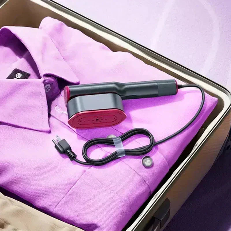 ⏰ Hurry — Limited Time⚡Steam Iron & Steamer 2-in-1 – Kills 99.99% mites & bacteria. 5s preheat, 150ml tank. Ceramic plate, even heat. Safe for silk to cotton. Your fabric care essential. 🛡️🌿