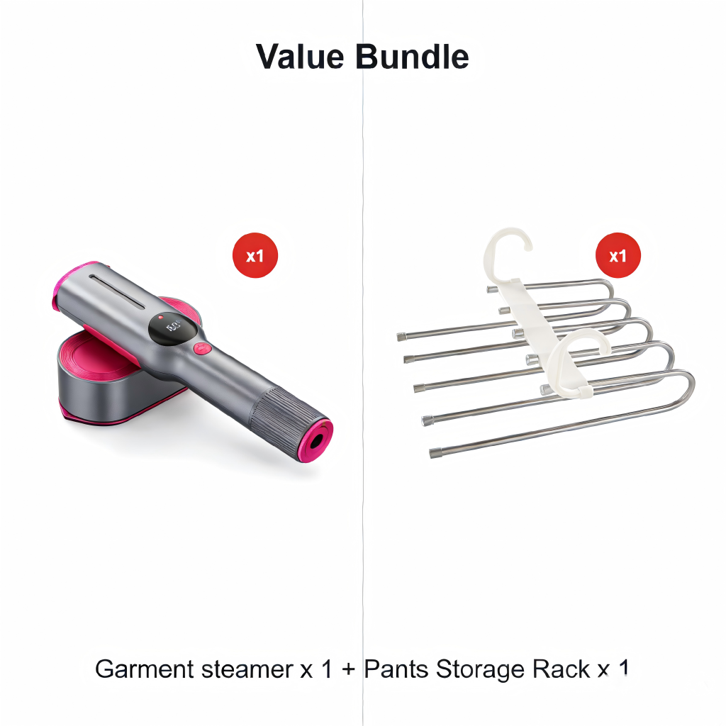 ⏰ Hurry — Limited Time⚡Steam Iron & Steamer 2-in-1 – Kills 99.99% mites & bacteria. 5s preheat, 150ml tank. Ceramic plate, even heat. Safe for silk to cotton. Your fabric care essential. 🛡️🌿