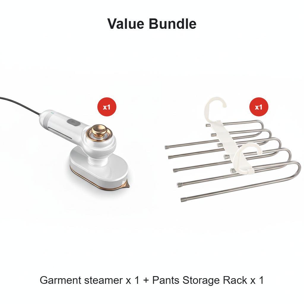 ⏰ Hurry — Limited Time⚡Steam Iron & Steamer 2-in-1 – Kills 99.99% mites & bacteria. 5s preheat, 150ml tank. Ceramic plate, even heat. Safe for silk to cotton. Your fabric care essential. 🛡️🌿