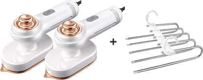 ⏰ Hurry — Limited Time⚡Steam Iron & Steamer 2-in-1 – Kills 99.99% mites & bacteria. 5s preheat, 150ml tank. Ceramic plate, even heat. Safe for silk to cotton. Your fabric care essential. 🛡️🌿