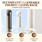 Suction Cup Extendable Folding Drying Rack
