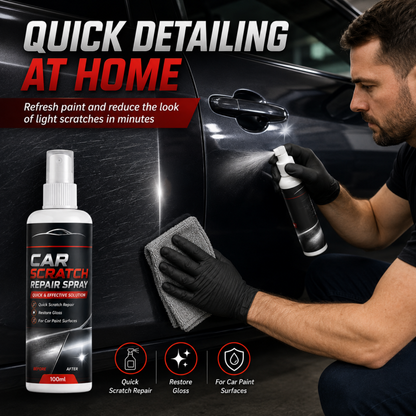 🚗Universal Car Scratch Repair Spray | Nano Ceramic DIY Light Scratch & Swirl Mark Remover, Restore Gloss for All Auto Paint Colors, 100ml