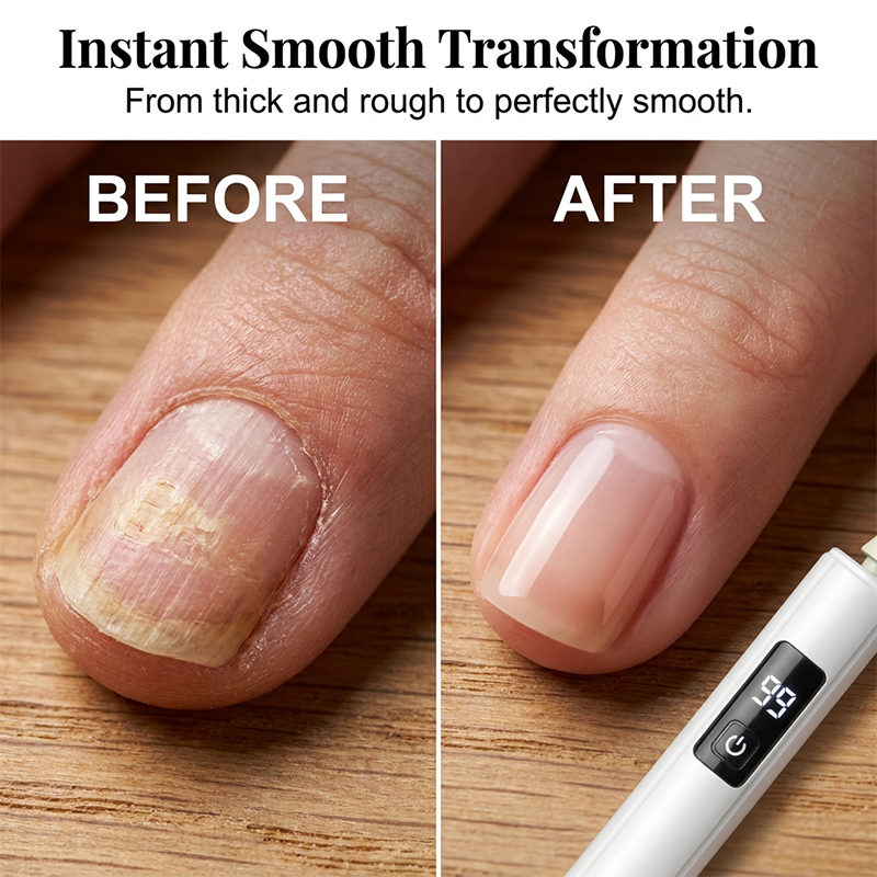 🥳2026 HOT SALE🥳 💅 Limit Time 60% OFF! Professional Electric Nail Polisher – Smooths thick nails, 99-speed display. Multiple heads for shaping & buffing. Salon at home! 🌟💎