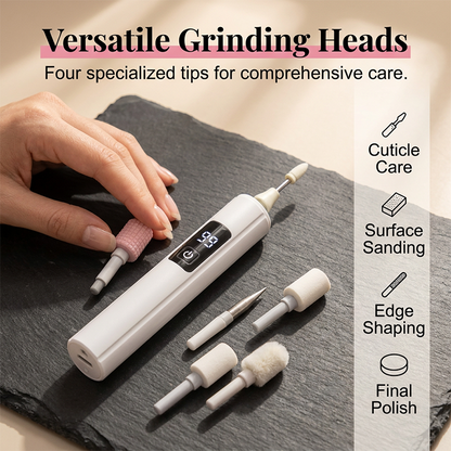 🥳2026 HOT SALE🥳 💅 Limit Time 60% OFF! Professional Electric Nail Polisher – Smooths thick nails, 99-speed display. Multiple heads for shaping & buffing. Salon at home! 🌟💎