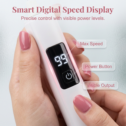 🥳2026 HOT SALE🥳 💅 Limit Time 60% OFF! Professional Electric Nail Polisher – Smooths thick nails, 99-speed display. Multiple heads for shaping & buffing. Salon at home! 🌟💎