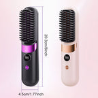 3-in-1 Portable Cordless Hair Straightener Comb