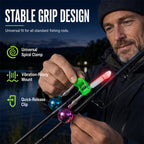 Night Fishing Bite Alarm with Dual Alert Bell